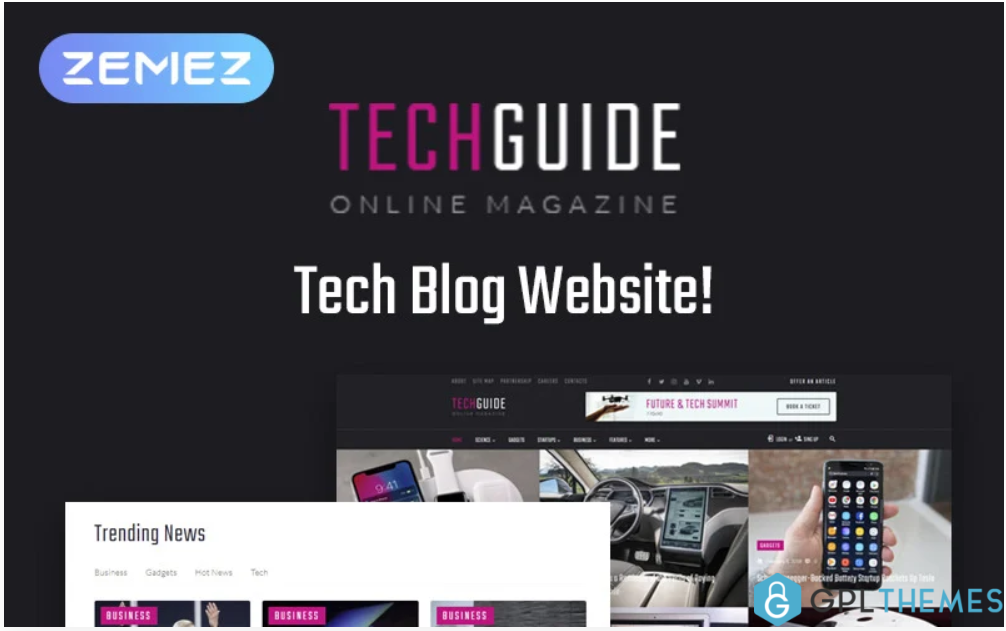 Techguide Tech Blog Elementor WordPress Theme