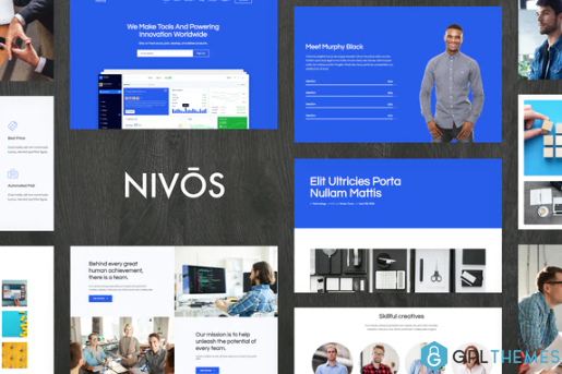 Nivos Software Company Template Kit