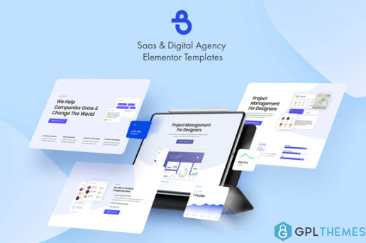 Burto Saas Digital Agency Elementor Template Kit