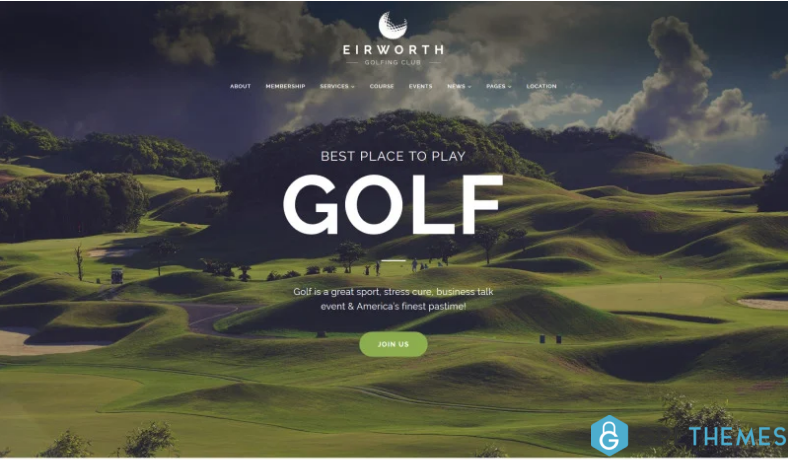 Eirworth Golfing Club Responsive WordPress Theme