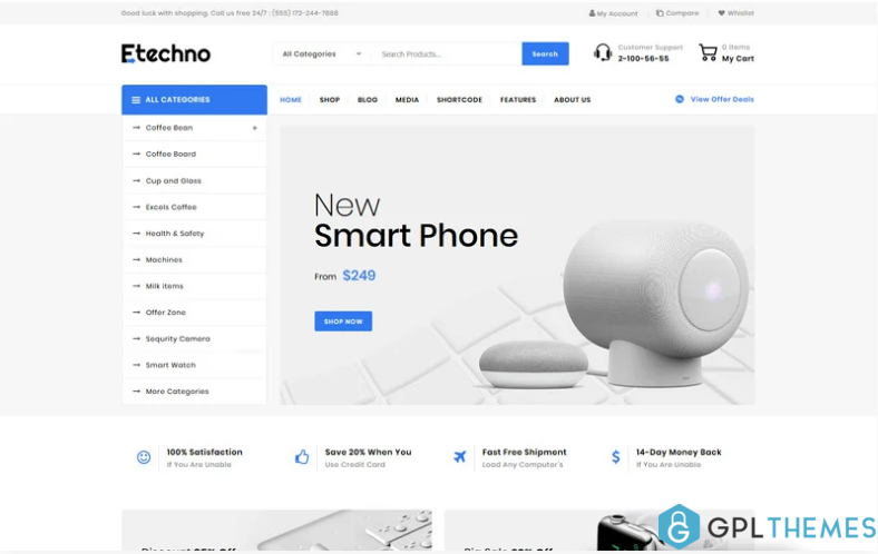Etechno Multipurpose Store WooCommerce Theme