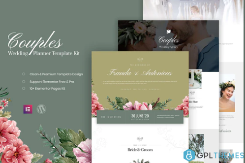 Couples Wedding Planner Template Kit