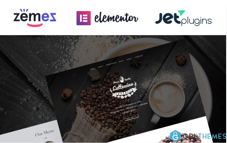Latteccino Coffee Shop WordPress Theme