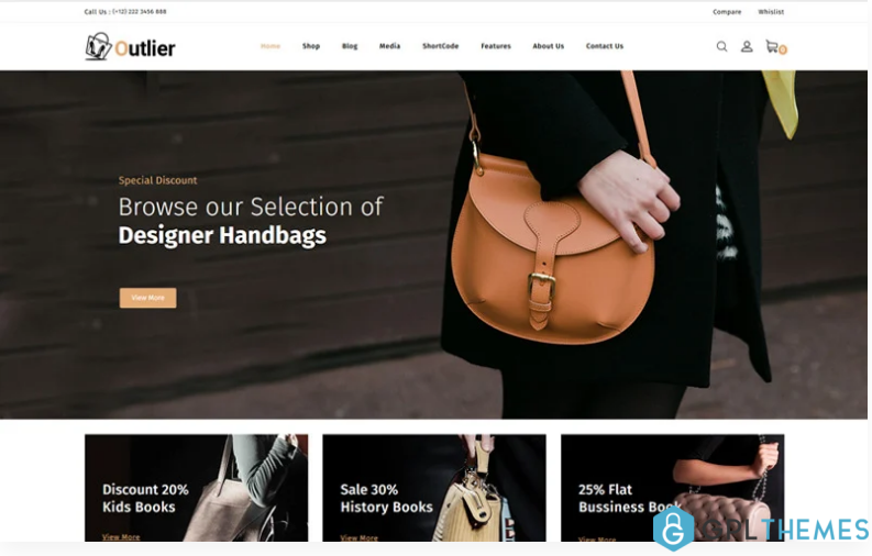 Outlier Handbag Store WooCommerce Theme