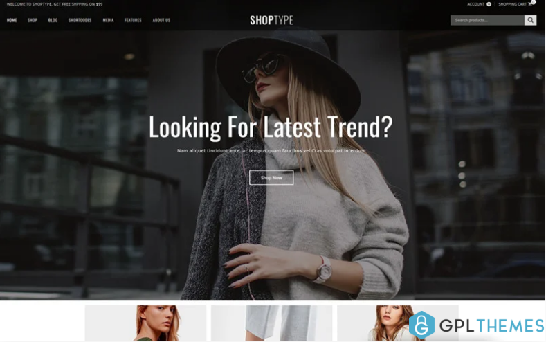 ShopType Fashion Store WooCommerce Theme