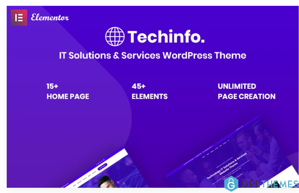 Techinfo IT Solutions Services WordPress Theme