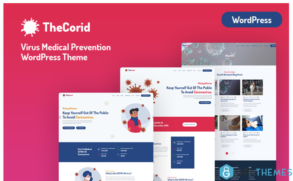 Thecorid Corona VirusCovid 19 Medical Prevention WordPress Theme