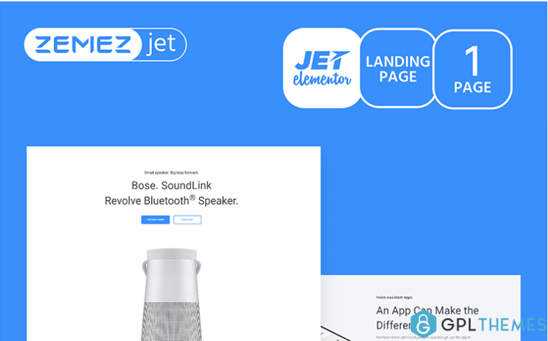 Wayzine Startup Jet Elementor Template