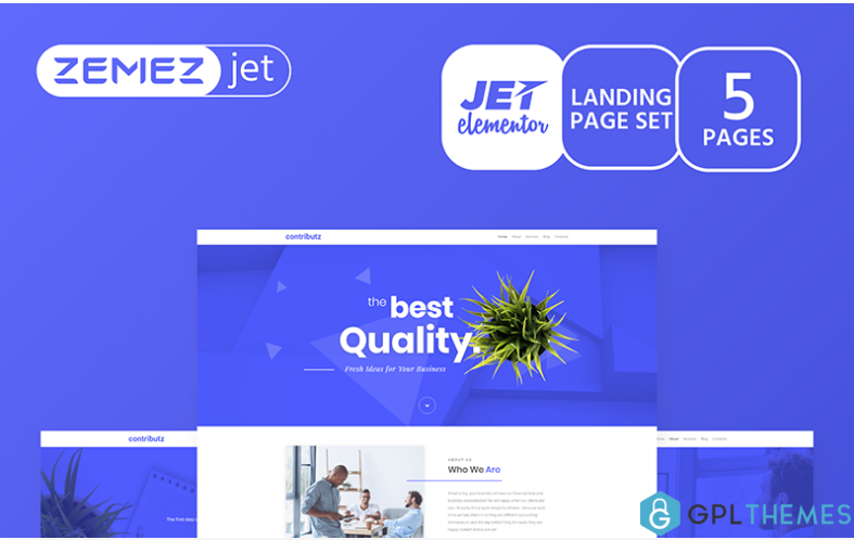 Wizarro Business Consulting Jet Elementor Template