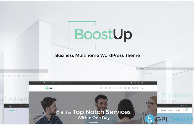 BoostUp Business Consulting WordPress Theme