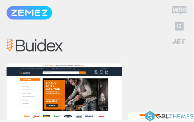 Buidex Tools ECommerce Classic Elementor WooCommerce Theme