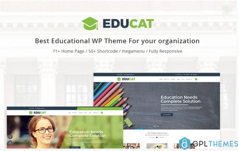 Educat Education WordPress Theme 1