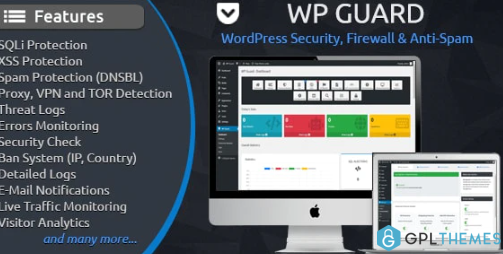 WP Guard Security Firewall Anti Spam plugin for WordPress