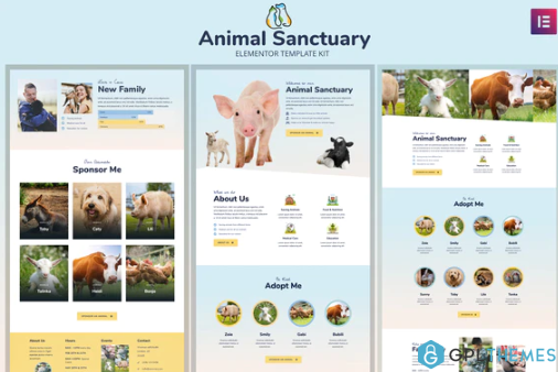Animal Sanctuary Non Profit Template Kit
