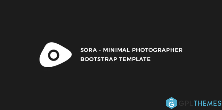 Sora Minimal Photographer Template