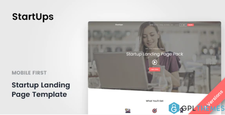 StartUps Startup Landing Page