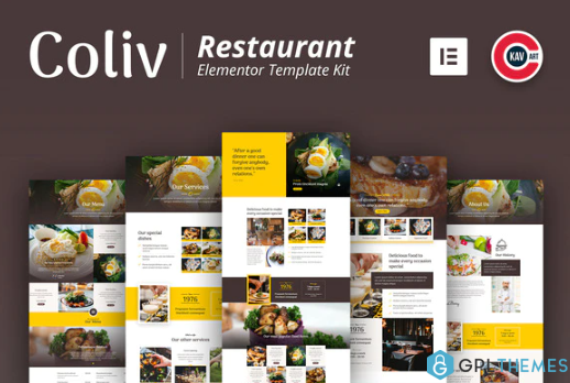 Coliv Restaurant Template Kit