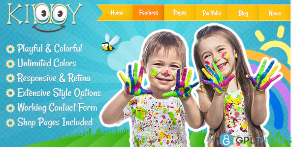 Kiddy Children HTML Template