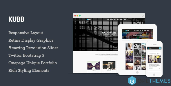 Kubb Photography Template for Photographers