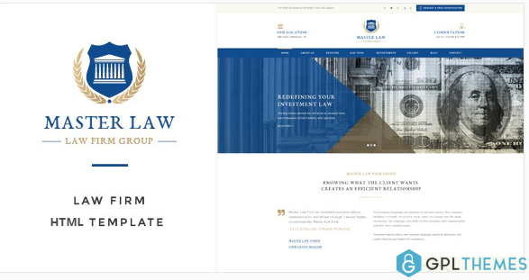 Law Master Attorney Lawyer HTML Template