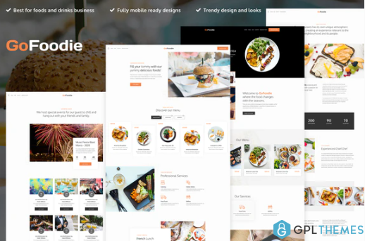 GoFoodie A premium template kits for Elementor