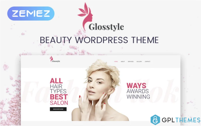 Glosstyle Beauty Salon Elementor WordPress Theme