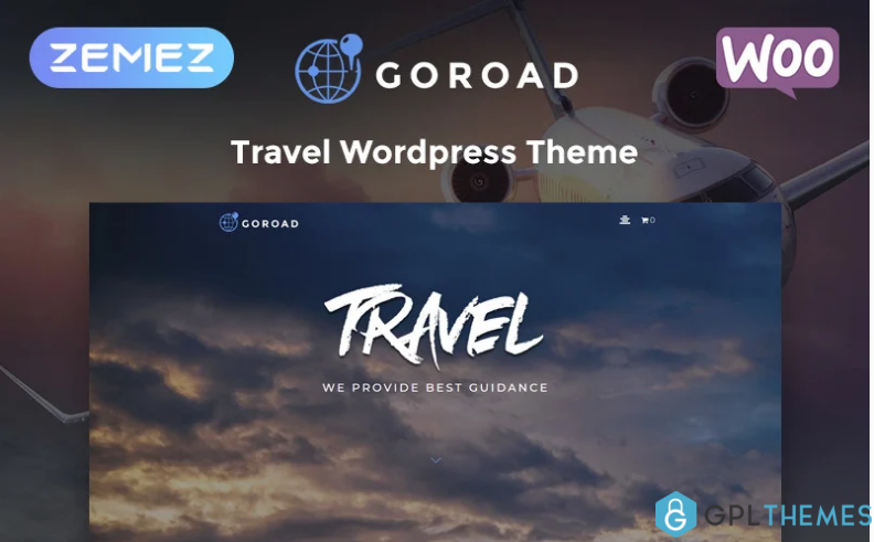 Goroad Travel Agency Multipurpose Modern Elementor WordPress Theme