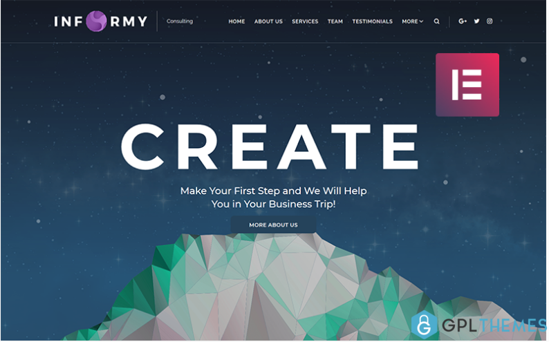 Informy Consulting Company Elementor WordPress Theme