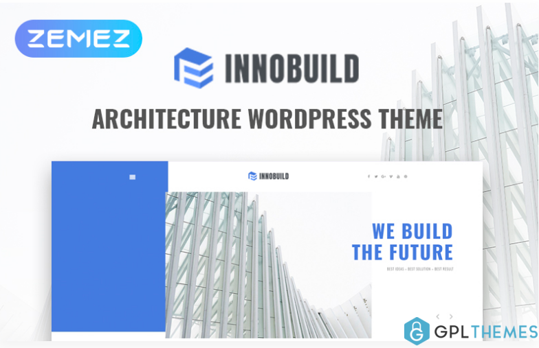 Innobuild Solid And Reliable Architecture Design WordPress Theme