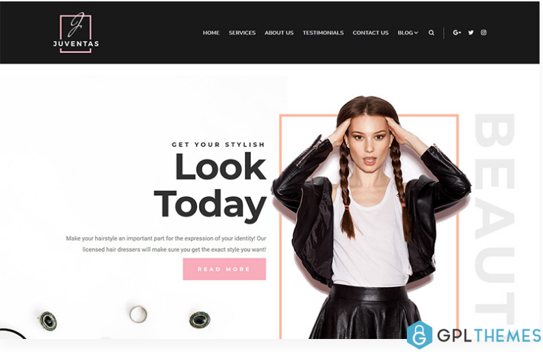 Juventas Salon Elementor WordPress Theme