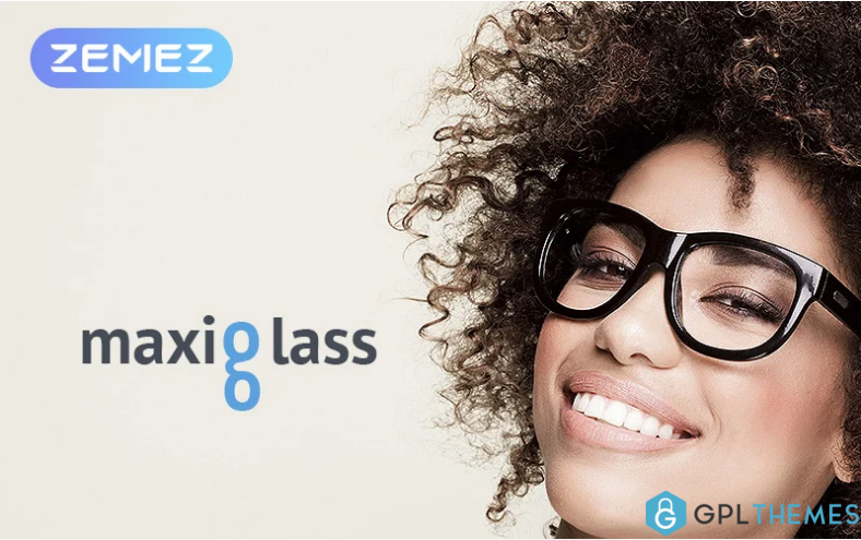 MaxiGlass Eye Glasses WooCommerce Theme