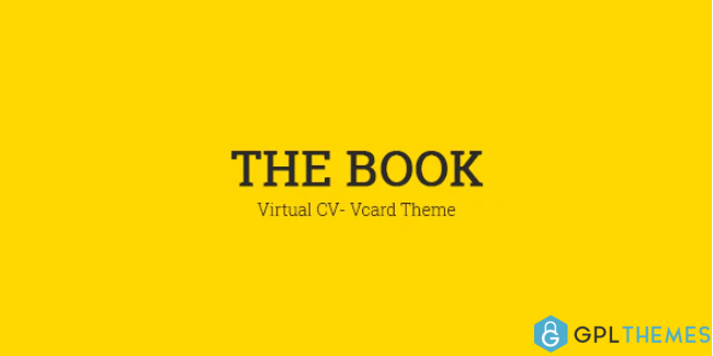 The Book Personal vCard Template