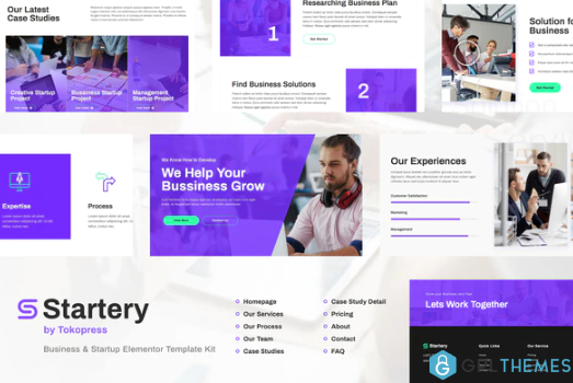 Startery Business Startup Elementor Template Kit