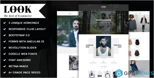 Look Responsive E commerce HTML5 Template