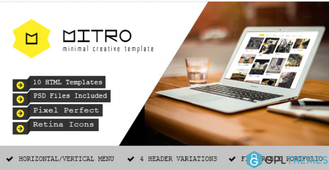 Mitro Minimal HTML Template