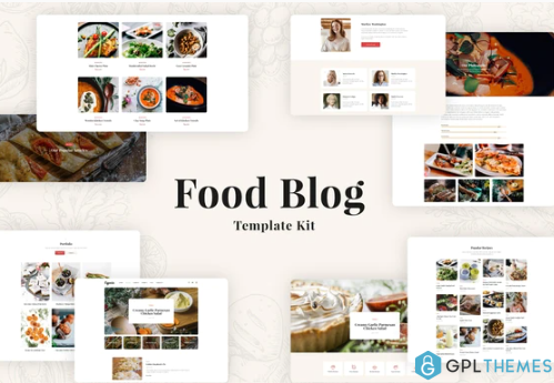 Especio Food Blog Elementor Template Kit