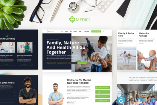 Medici Hospital Health Services Template Kit