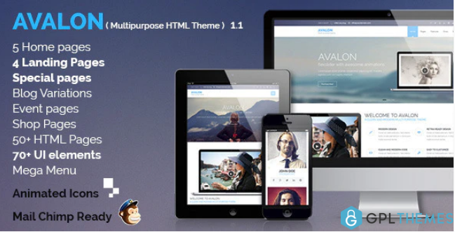 Avalon Commerce Multipurpose HTML Theme
