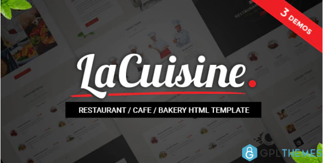 LaCuisine Restaurant HTML Theme