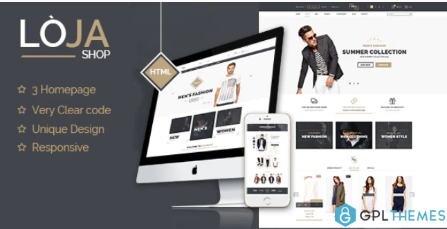 Loja Responsive Template Theme