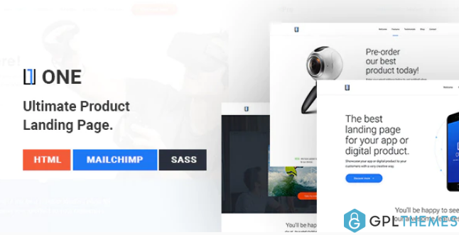 One Product Landing Page