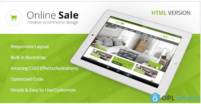 Online Sale Responsive HTML5 eCommerce Template