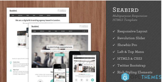 Seabird Multipurpose Responsive HTML5 Template