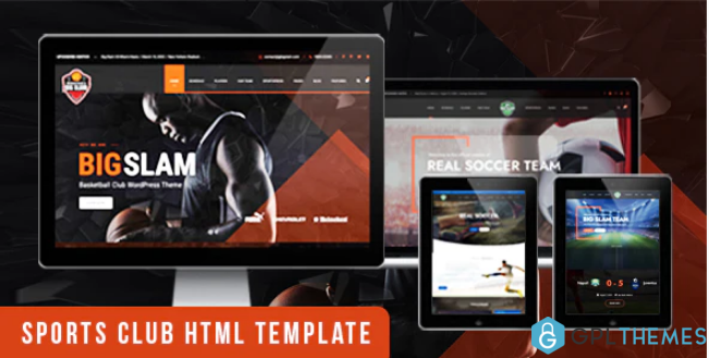 BigSlam Sport Clubs HTML Template