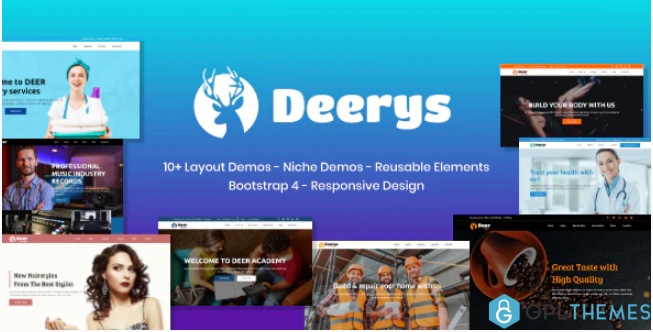 Deerys Responsive Multi Purpose HTML Template
