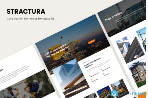Stractura Construction Elementor Template Kit