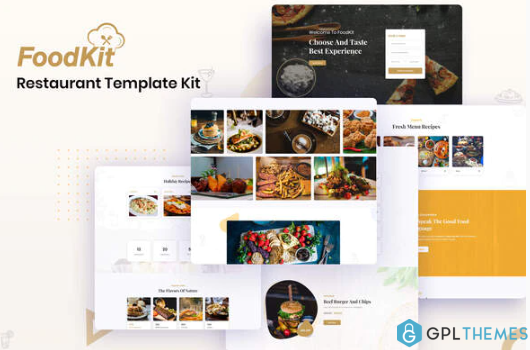 FoodKit Restaurant Template Kit