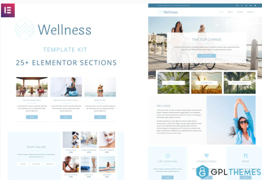 Wellness Elementor Template Kit