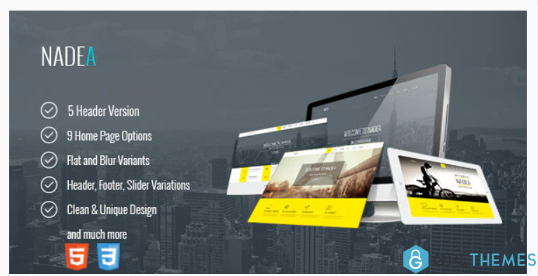 Nadea Responsive Multi Purpose HTML5 Template