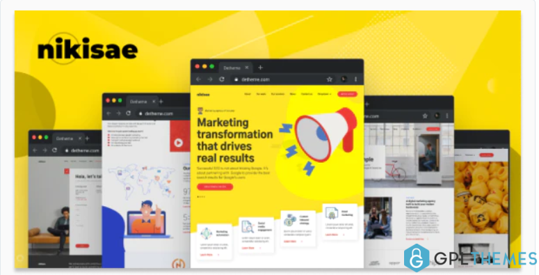 Nikisae Digital Marketing Agency HTML Template
